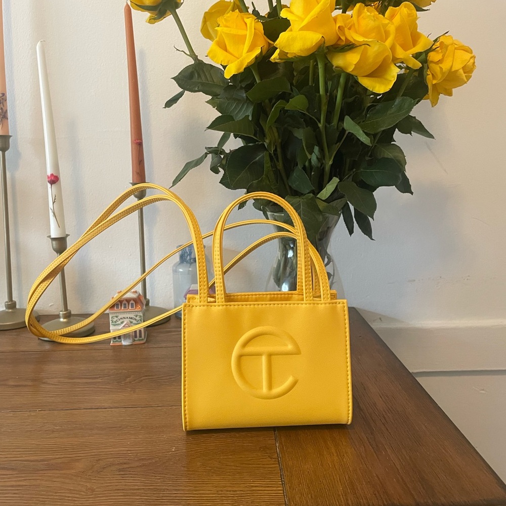 Mini Yellow Telfar Bag